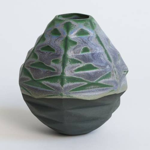 Patterned Vessels Mini Hex Nebula for wholesale by By Alejandra Design
