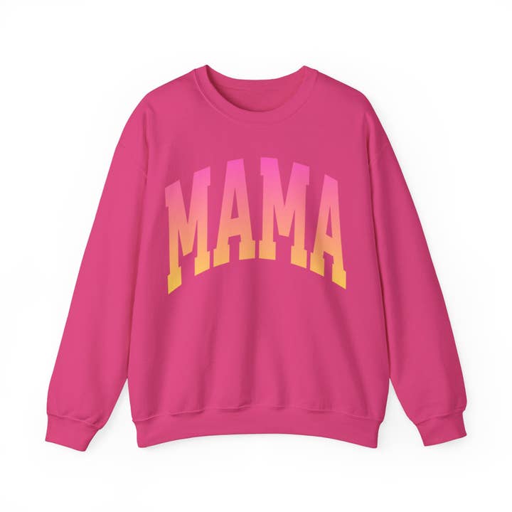 Couche couleur maman Sweat-shirt unisexe à col rond Heavy Blend™ pour la vente par Apparel Crush