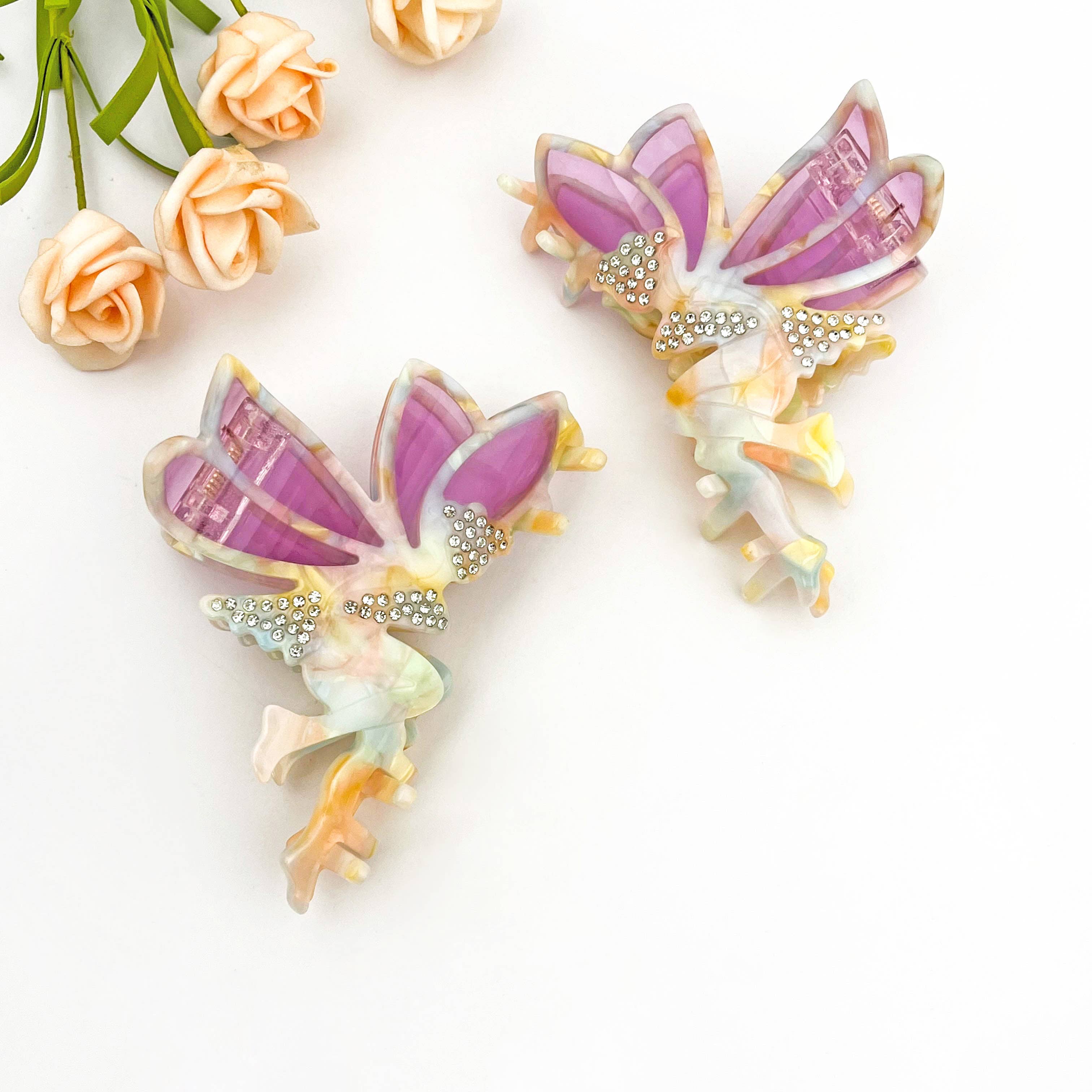 TheDivaSoap - Vente Pince à cheveux – femme - Pince à cheveux fée fleur délicate4