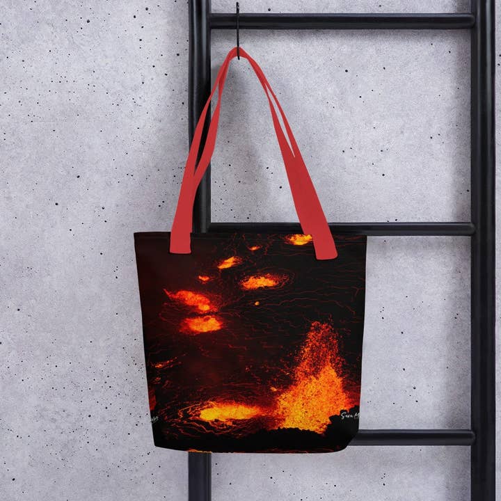 Kleine Tragetasche - Lava 1 für den Großhandel von Sara Marie Hawai'i
