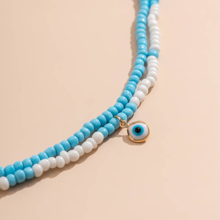 Dipped Shop - Wholesale Face/Body Chain - Simple Beaded Shell Waist Chain DPJYD1810