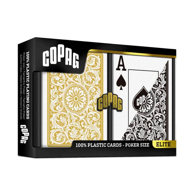 1546 Elite Poker Size Jumbo Index Playing Cards Double Deck for wholesale by Cardshouse