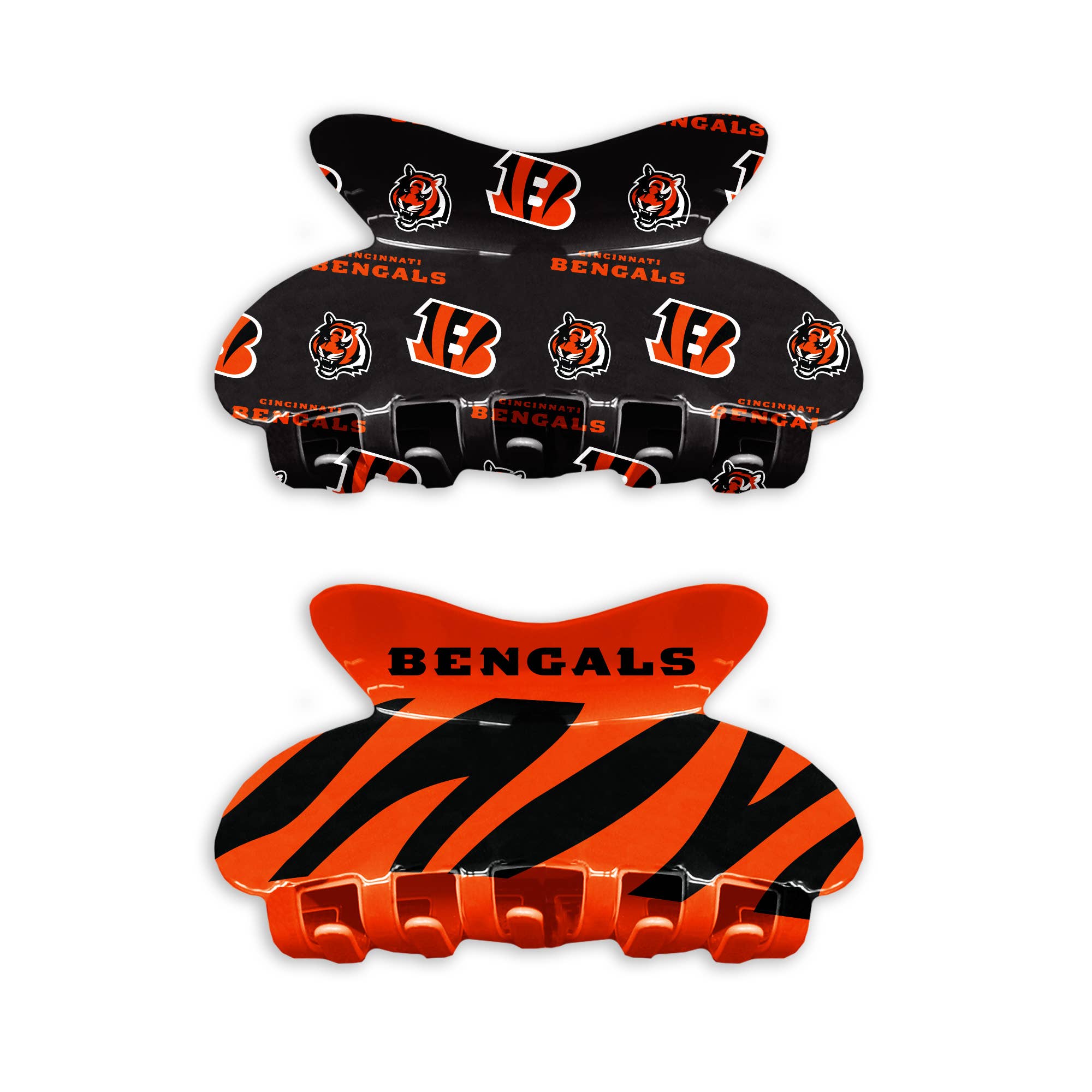 Little Earth Productions - Wholesale Hair Clip - Women's - NFL Cincinnati Bengals Team Hair Claw Set0