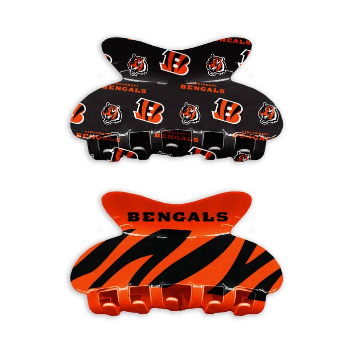 Little Earth Productions - Wholesale Hair Clip - Women's - NFL Cincinnati Bengals Team Hair Claw Set