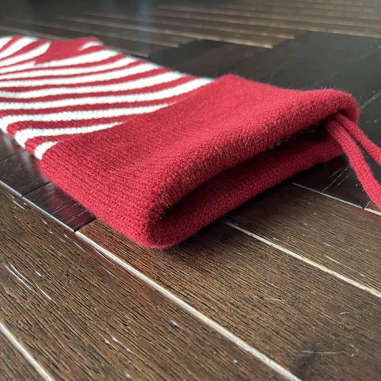 MKS America - Wholesale Holiday Stocking - Diagonal Stripes Christmas Stocking11
