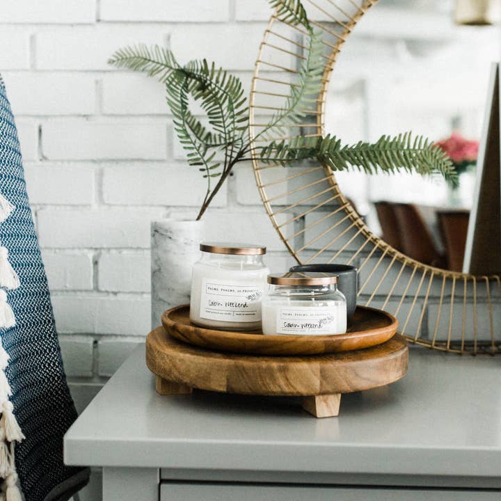 Cabin Weekend Soy Candle for wholesale by Palms, Psalms, & Prosecco