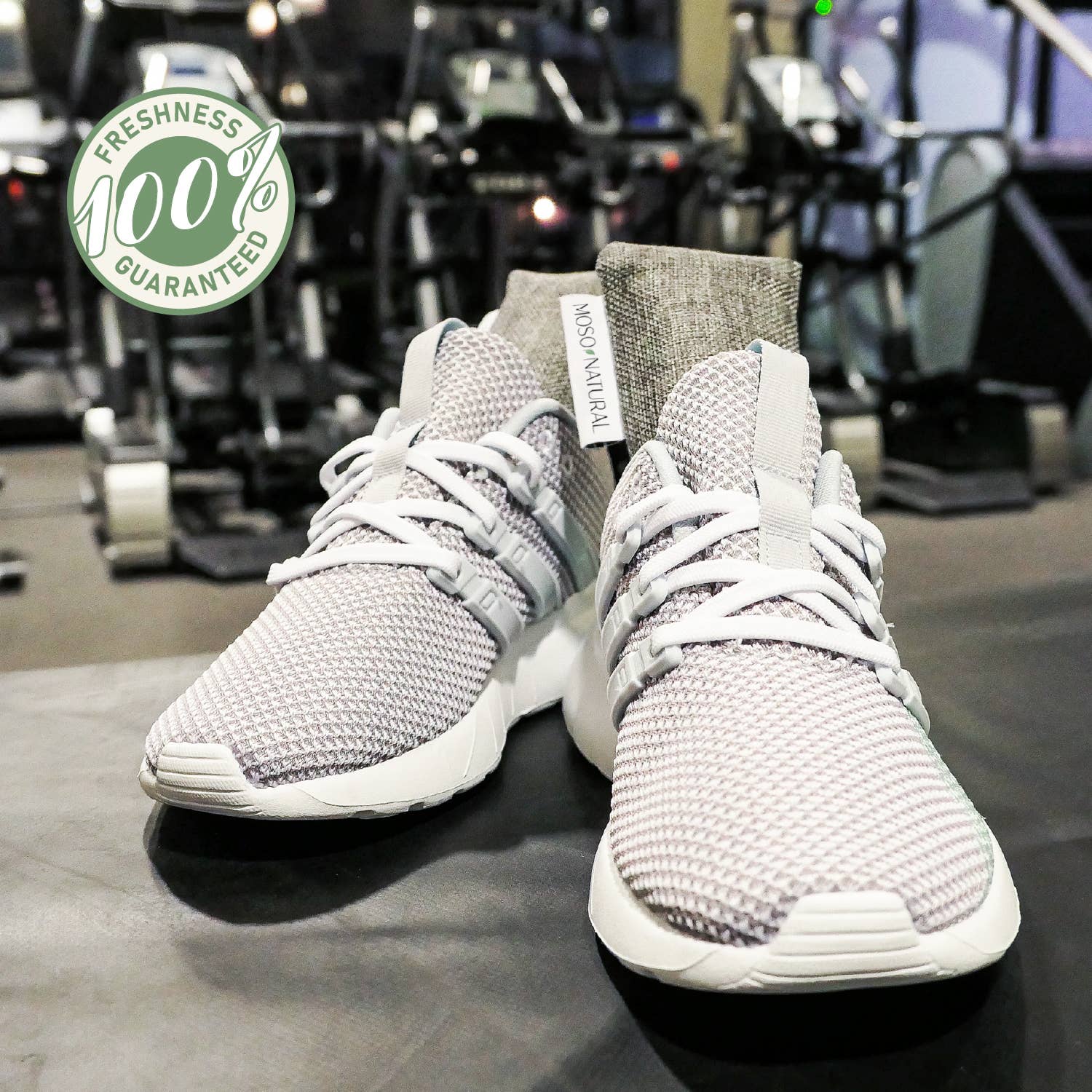 Moso Natural - Vente Déodorant/spray pour chaussures - Désodorisants pour chaussures et équipements de sport avec charbon de bambou, lot de 27