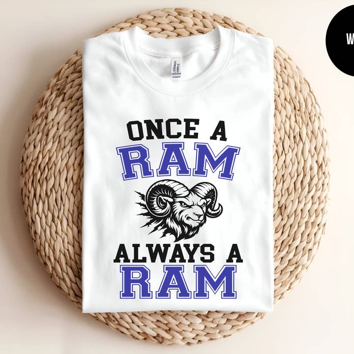 Once a Ram, Always A Ram (Customizable) for wholesale by The Shirt Republic