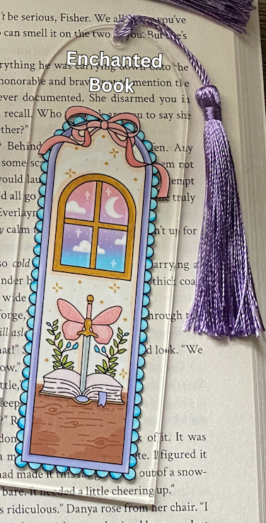 Sun Moon & Stars Co. - Wholesale Bookmark -  Enchanted Acrylic Bookmark|Bookish|Book Accesories2