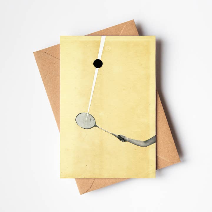 Carte de vœux Tennis Elbow pour la vente par Cassia Beck