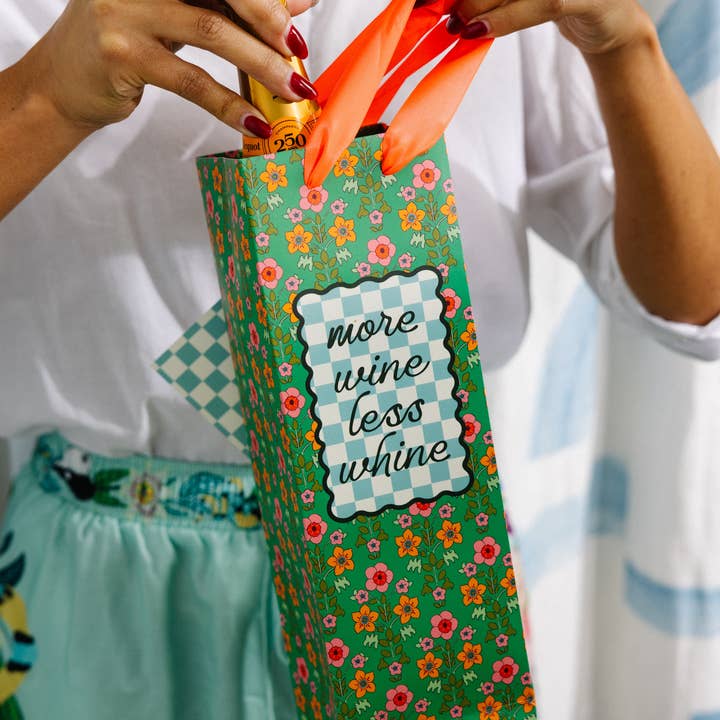 Furbish Studio – wholesale Wine gift bag – Wine Bag - More Wine1