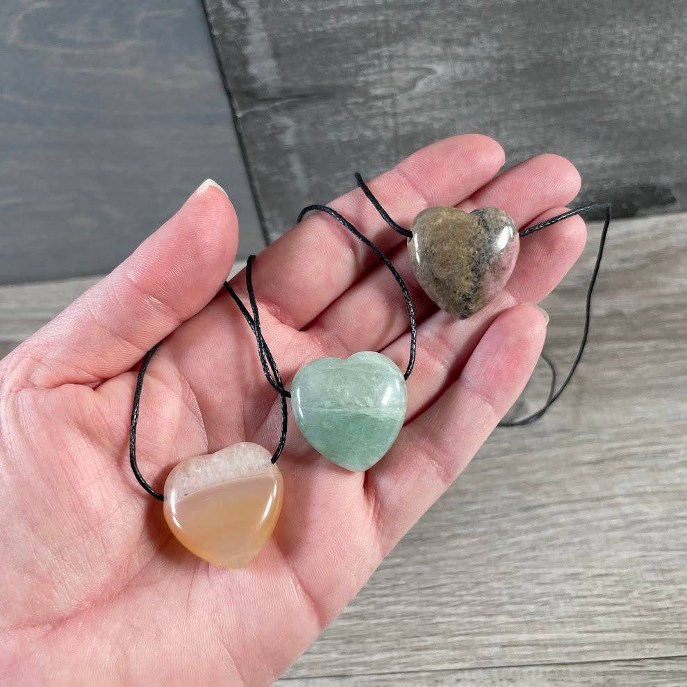 Keystone Crystals - Wholesale Spiritual Stone/Crystal - Gemstone Heart Pendants Wholesale – Strung or Loose23