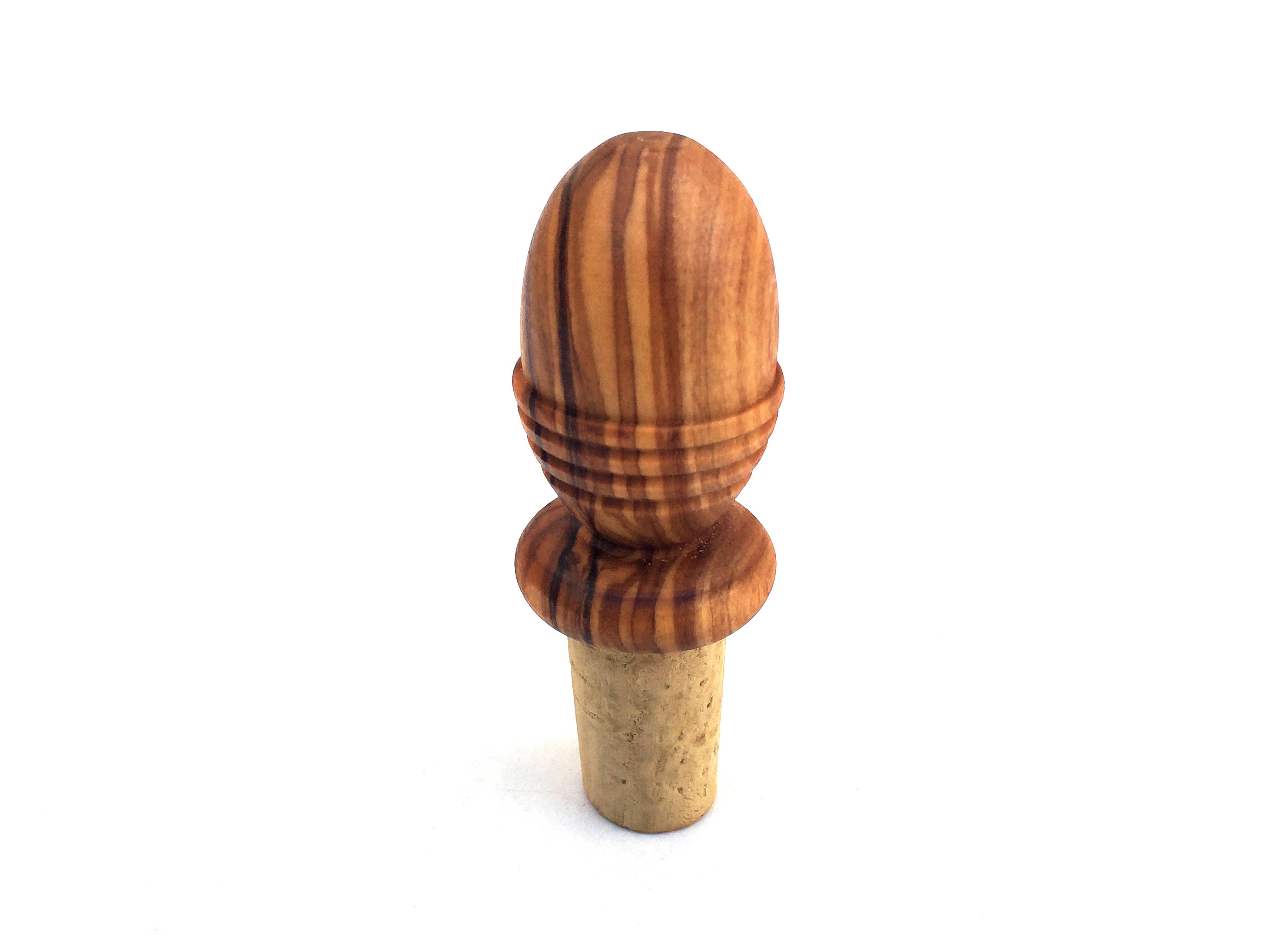 medina mood - Wholesale Wine Stopper - Handmade olive wood bottle stopper2