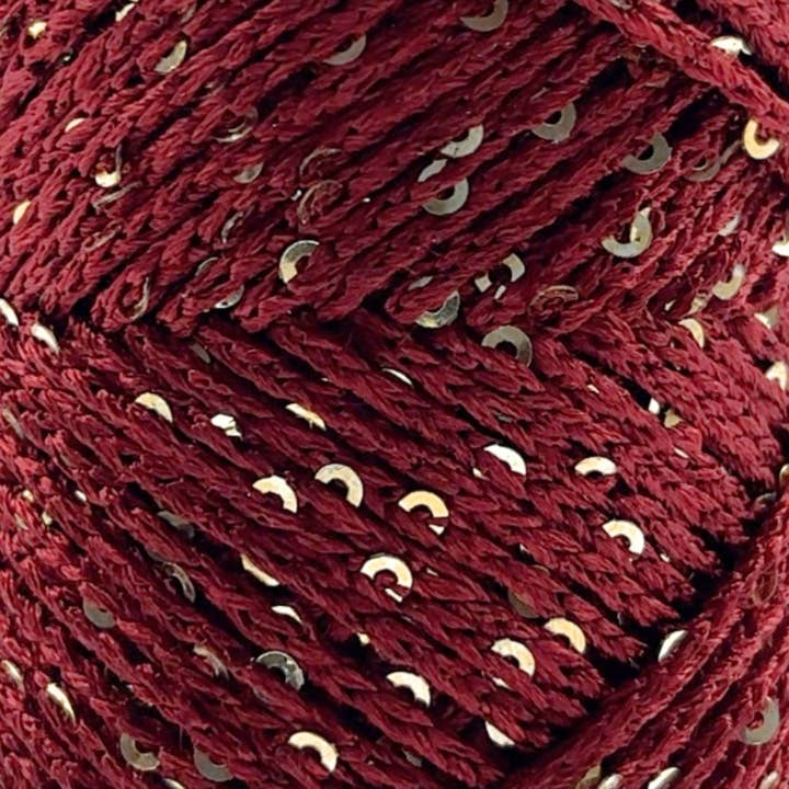 Sensy - Wholesale Craft Supplies - Sensy Paillette Macrame Cord - 109 Yards 100% Polyester