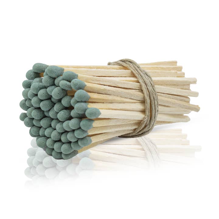 Streichhölzer, dunkelgrüne Spitze, 3 Zoll, lose Packung, 100 Stück für den Großhandel von Chandler Studio