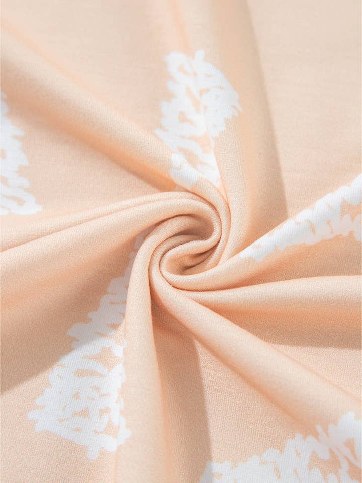 Apricot Isabella Two Piece Pajama Set for wholesale on Faire12