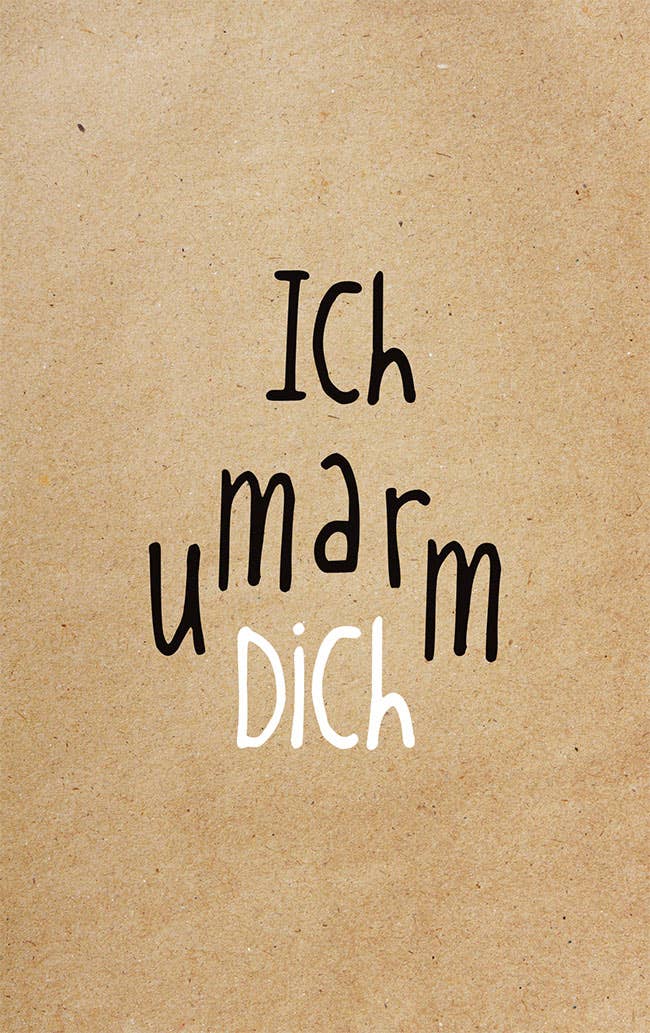 Zinvol.nu - Wholesale Postcard - Postcard D12: Ich umarm Dich0