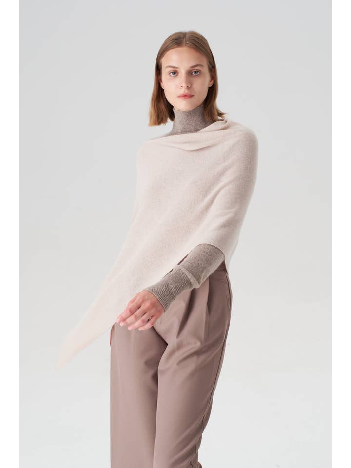 Cashmere Topper - Oatmeal for wholesale on Faire2