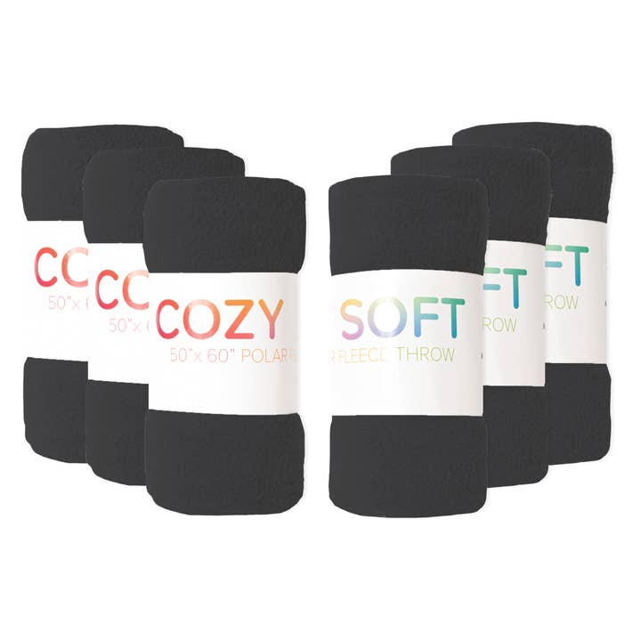 Arkwright Home - Wholesale Throw Blanket - Soft Fleece Throw Blankets, Color Options31