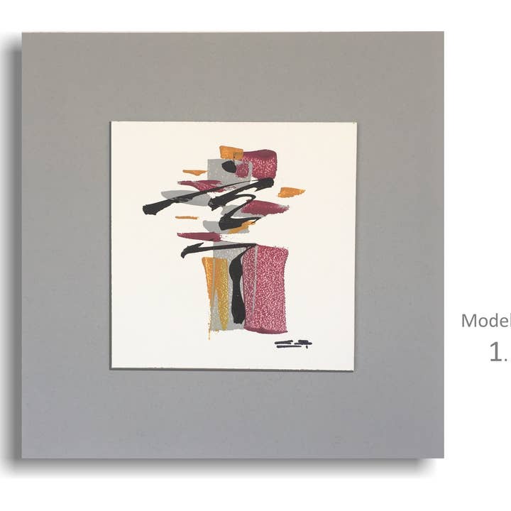 Decoratief beeld. Abstract acrylschilderij. Origineel voor wholesale door Galoartworks