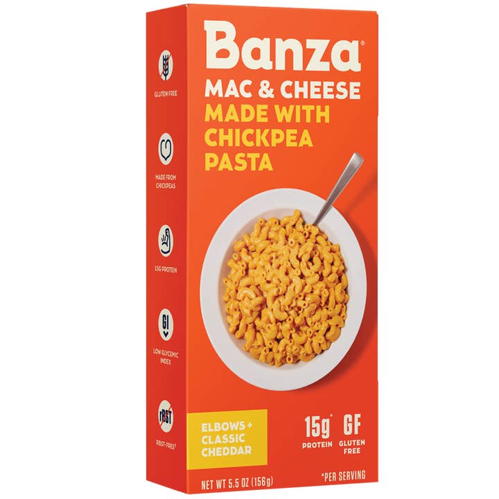 Banza - Wholesale Pasta - Banza Elbows & Classic Cheddar 6-PK| Chickpea Mac and Cheese