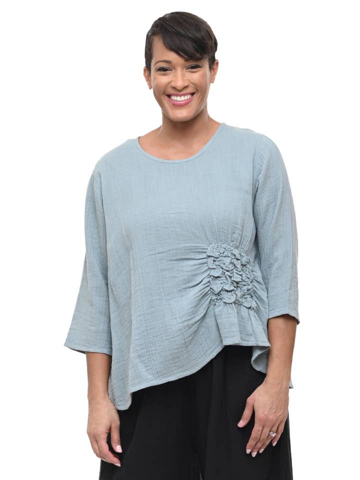 Tulip Clothing - Wholesale Blouse - Women's - VCG365 Olga in Abyss