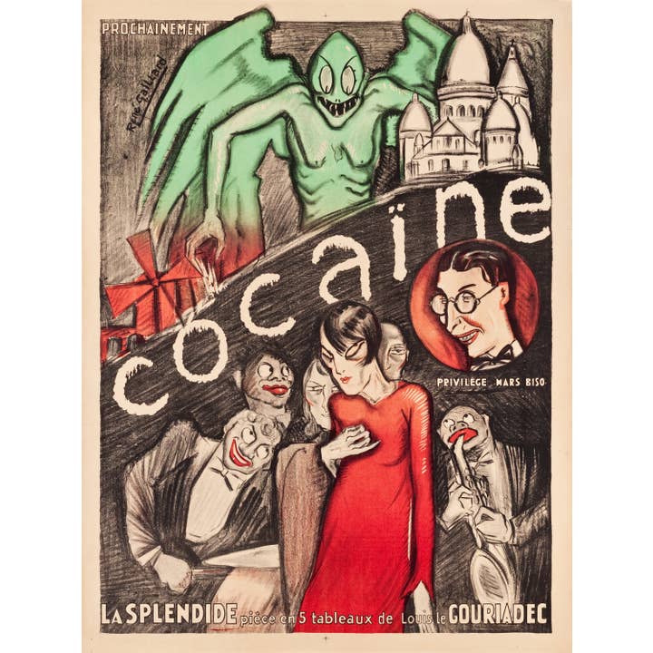 Cocaine the Movie Vintage Movie Retro Posters 16 x 24 for wholesale by BMS BIZ