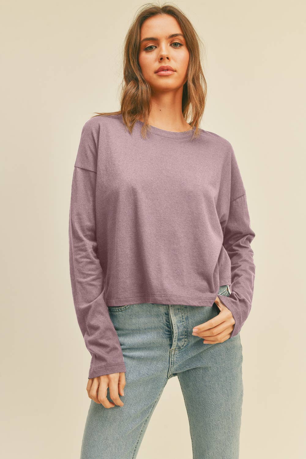 Honestee - Wholesale T-Shirt - Women's - Blank Long Sleeve T-Shirt9