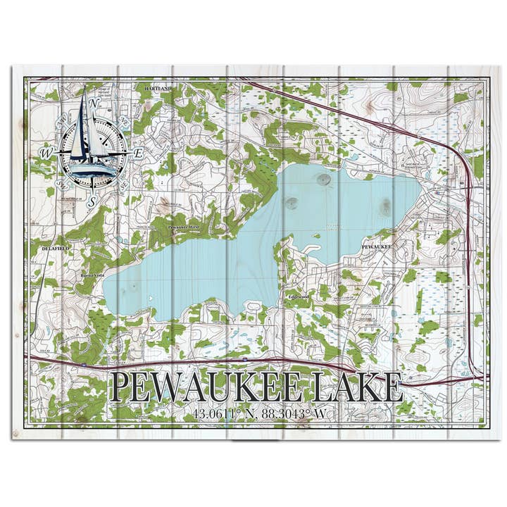 Statement Sized XL Pallet Map 24-32 for wholesale by Map Mom