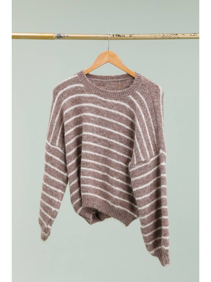 LÉA & LUC - Wholesale Knit Sweater - Women's - Striped sweater REF. 5115813
