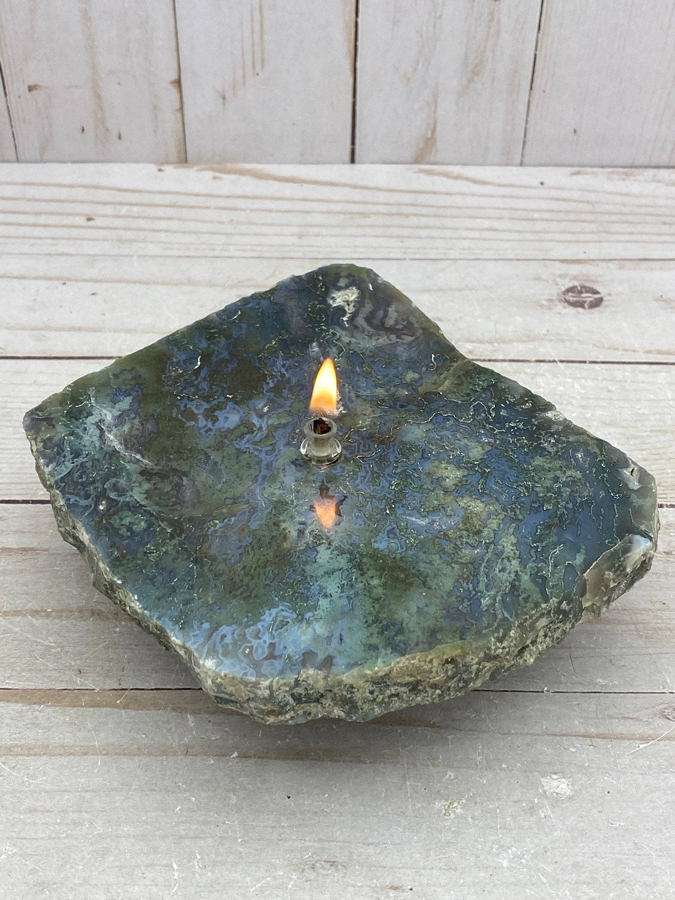 Roccia Roba - Wholesale Gift Box - Rock Candle Gift Box - moss agate3