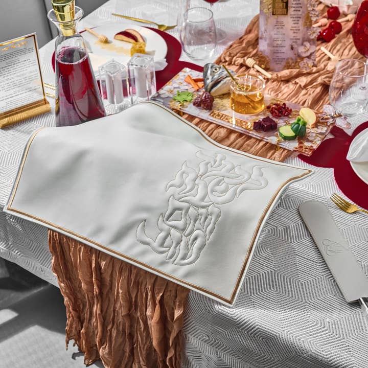 Waterdale Collection - Wholesale Decorative Tabletop Object - Rosh Hashanah 2025 Painted Tablescape4