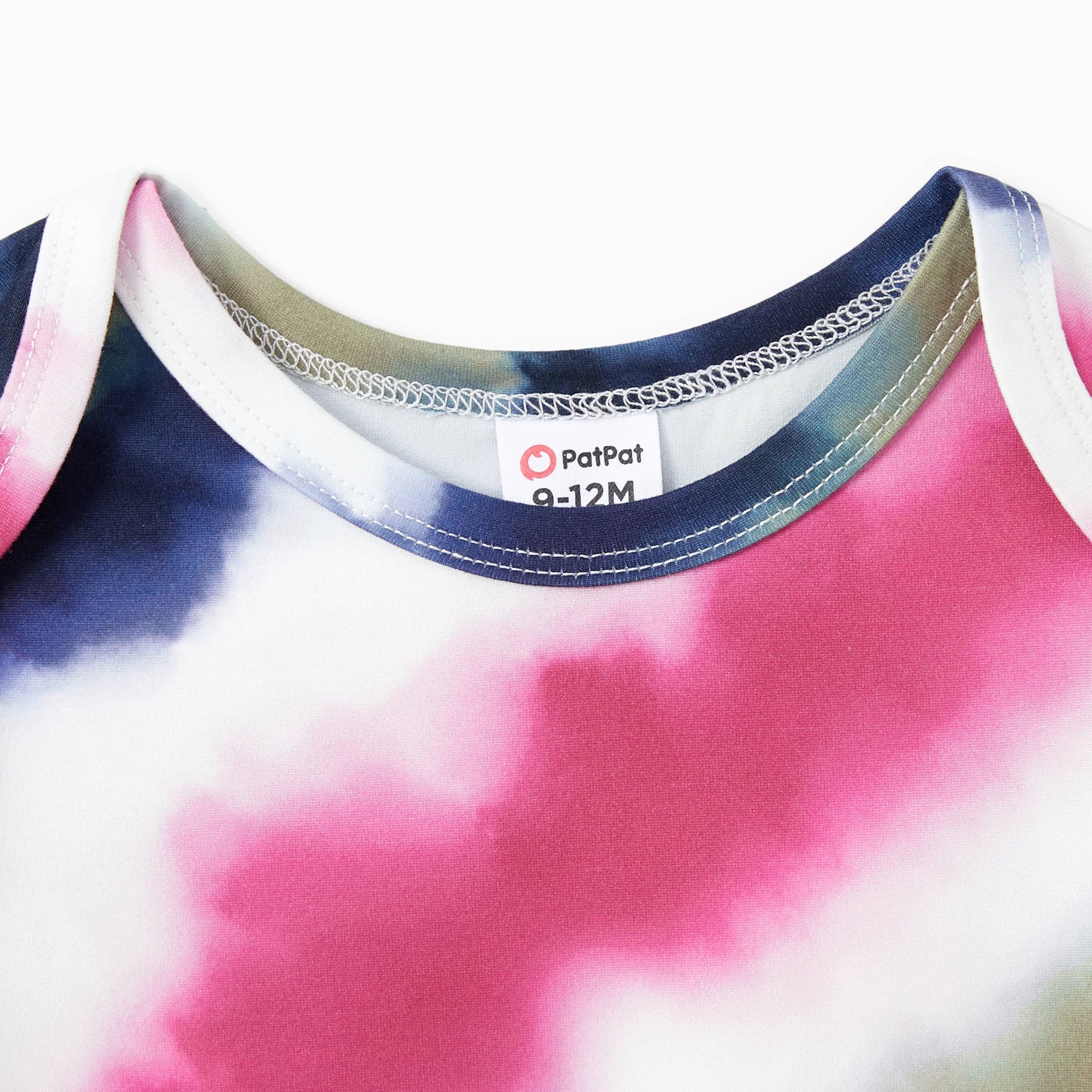 Multi color Family Matching Tie-Dye Diagonal Striped Tee or Dress for wholesale on Faire6