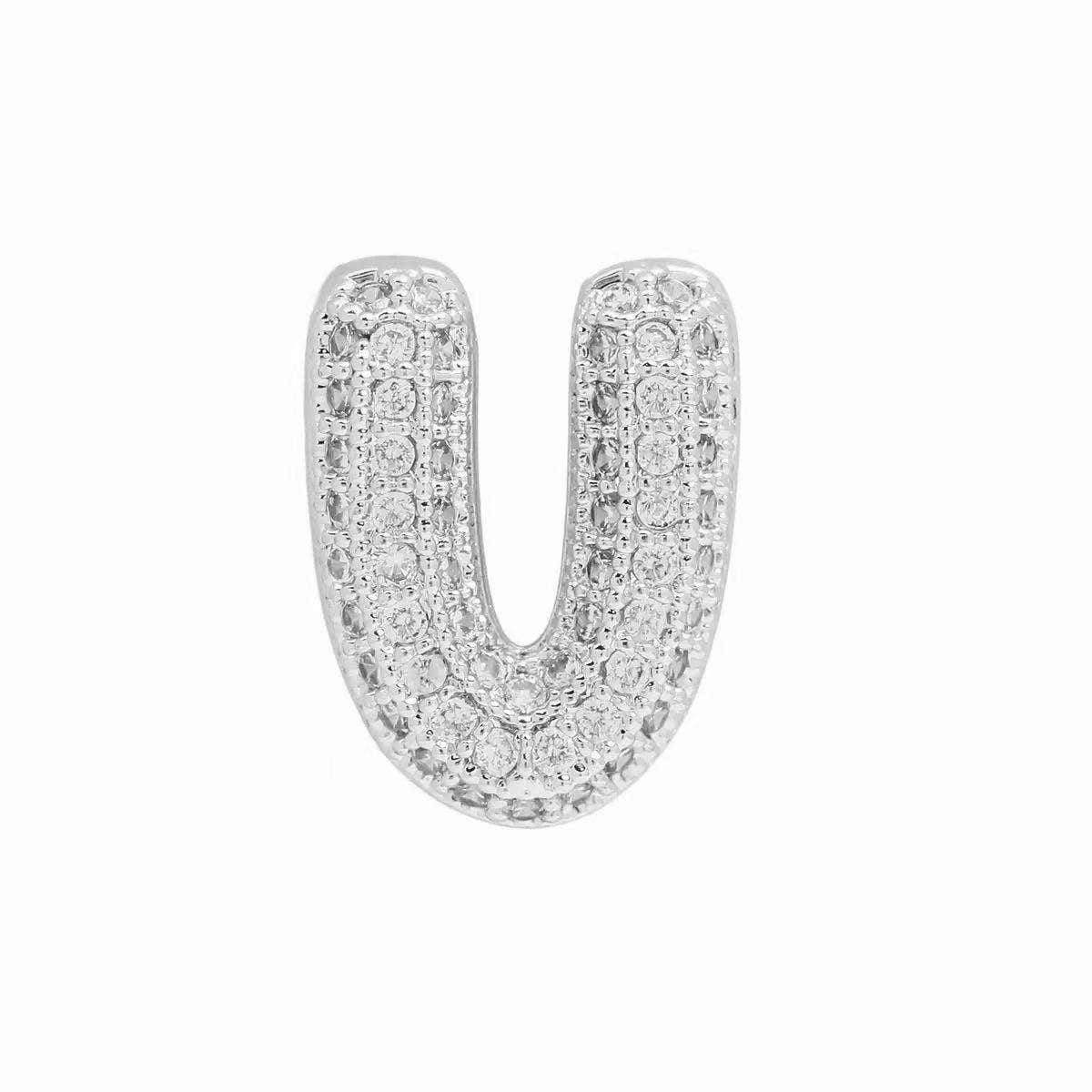 Savvy Bling - Wholesale Charm/Dangle Bracelet - Silver Bubble Initial Custom Word Name Watch Charm Bracelet28