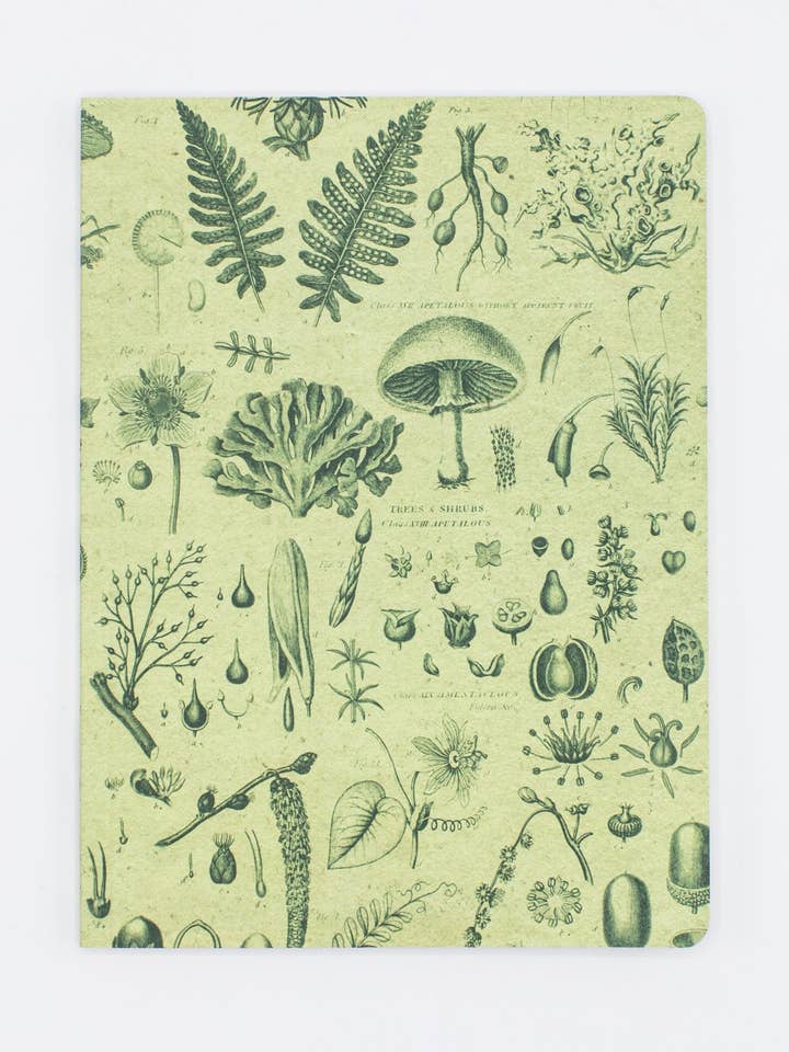 Carnet à couverture souple Plantes & Champignons - Grille à points (Lot de 6) pour la vente par Cognitive Surplus