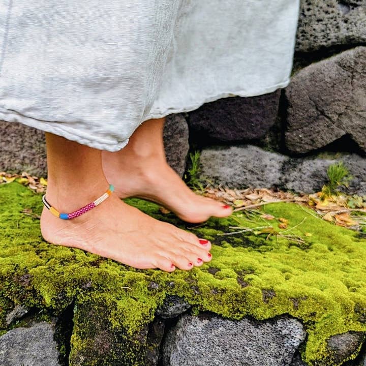 Cuerda Anklet for wholesale by Kisiwa