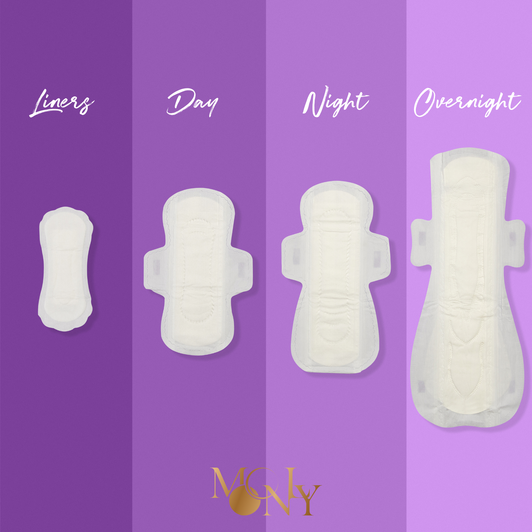 Moonly Organics - Wholesale Period Underwear - Women's - Organic Cotton Panty Liners1