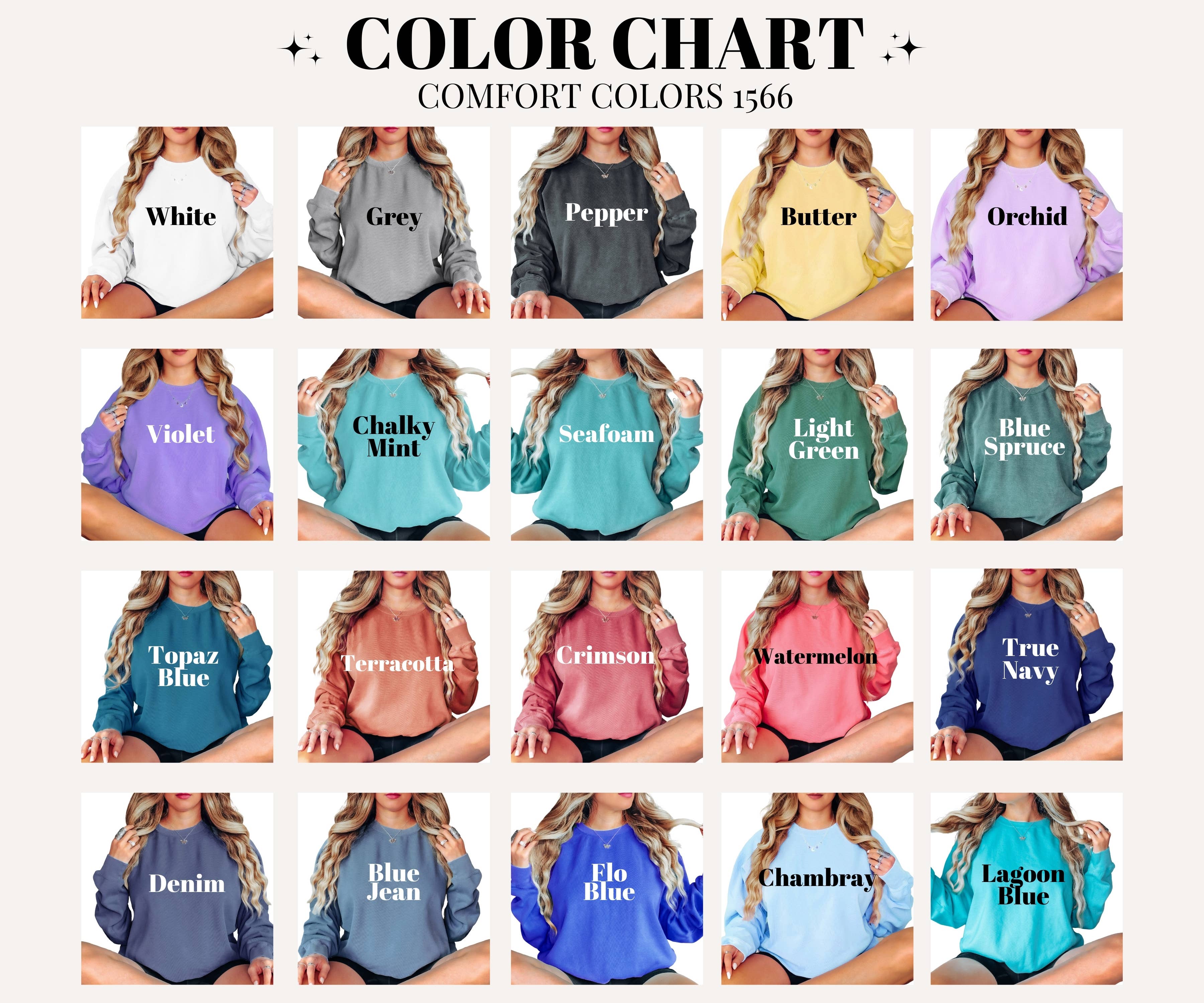 Trendznmore - Modern Graphic Apparel - Wholesale Graphic Sweatshirt - Women's - Comfort Colors Salty Beach Crewneck Sweatshirt - Cozy Beach6