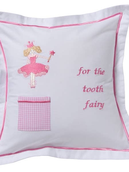 Tandenfee Kussenhoes, Prinses (Roze) voor wholesale door Jacaranda Living
