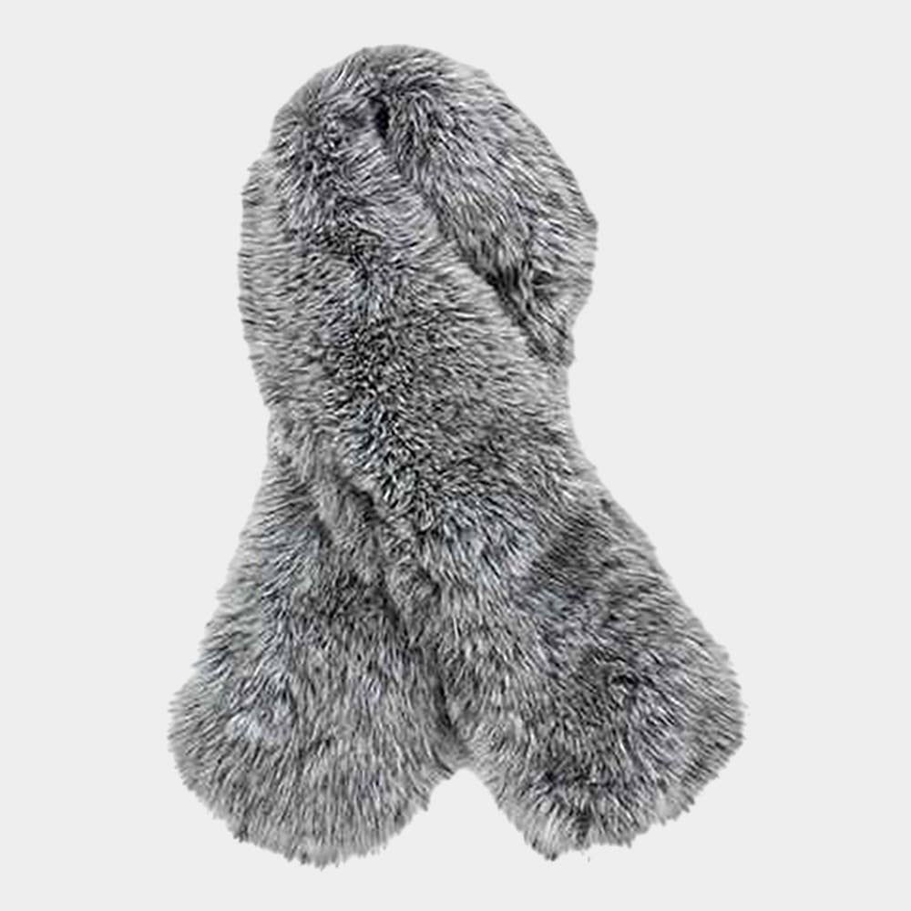 Sensibling Corp. – Engroshandel Tørklæde - Dame – Plysset imiteret pels vinterskærf12