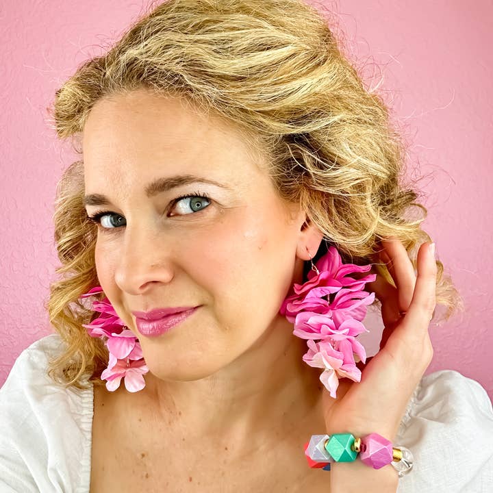 Cascading Flowers Earrings for wholesale by rosie + belle