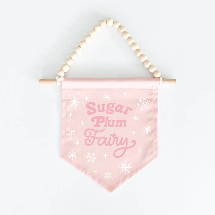 Sugar Plum Fairy Hang Sign for wholesale by Hunny Prints