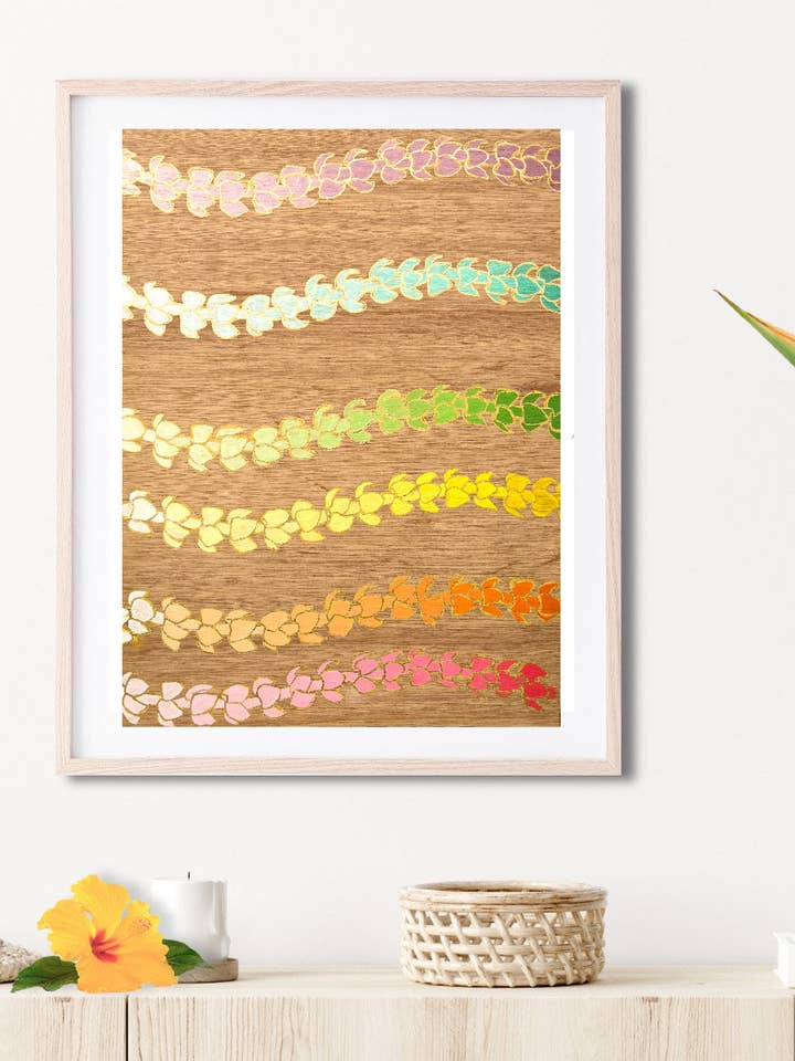 Impresión enmarcada Puakenikeni Ānuenue para venta al por mayor de Paradise Now Hawaiʻi