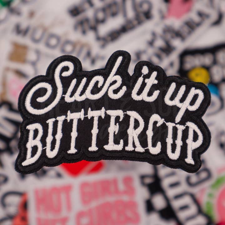 Adesão SUCK IT UP BUTTERCUP por atacado de Heart & Sol Design