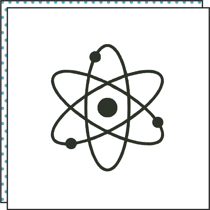 Tattoonie – Großhandel Temporäre Tattoos – Das Atom-Tattoo (2er-Pack)1