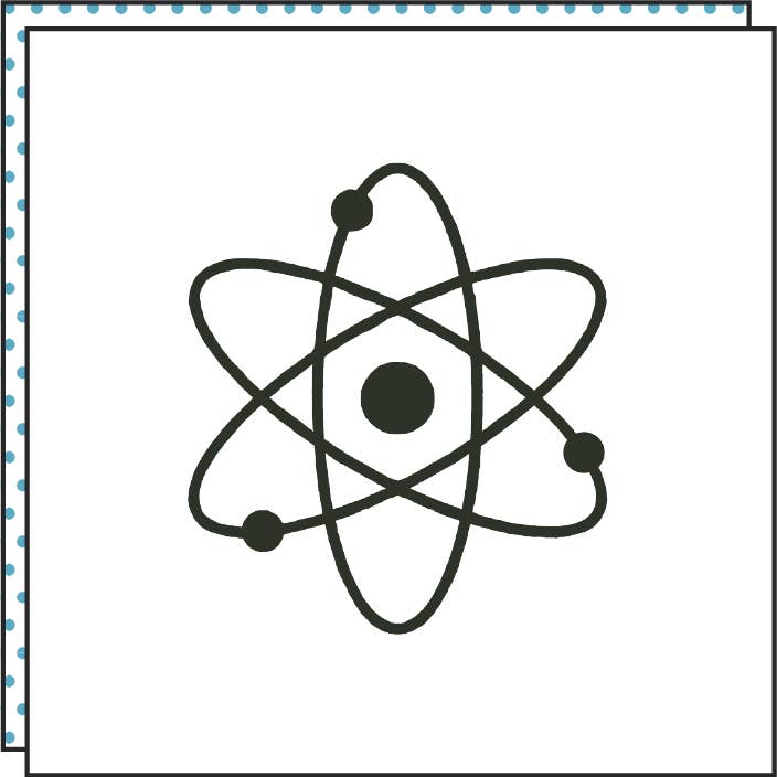 Tattoonie – Großhandel Temporäre Tattoos – Das Atom-Tattoo (2er-Pack)1