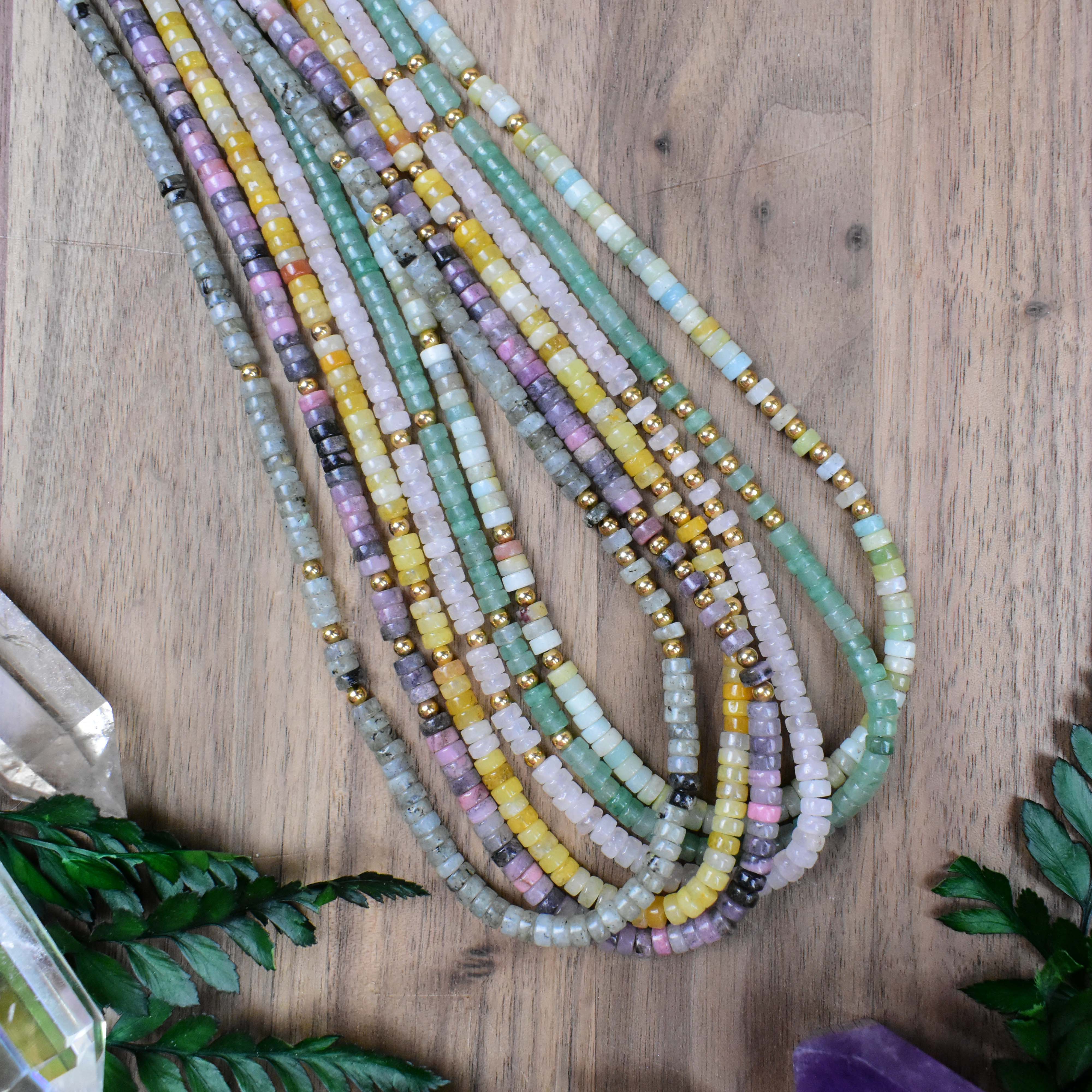 Ewelina Pas Jewelry - Wholesale Kralen/parelketting - Litae/// Delicate edelsteen kralen ketting15