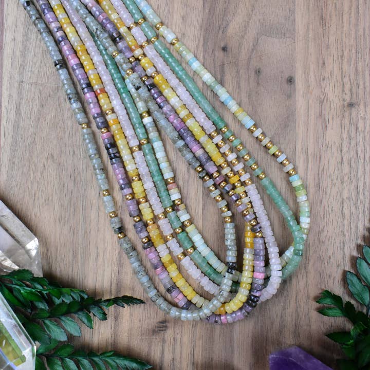 Ewelina Pas Jewelry - Wholesale Kralen/parelketting - Litae/// Delicate edelsteen kralen ketting15