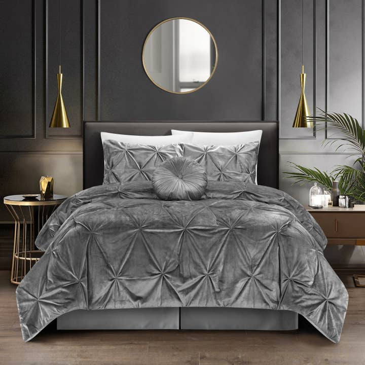 Inspired home - Wholesale Bedding Set - Emmalee Comforter Set7