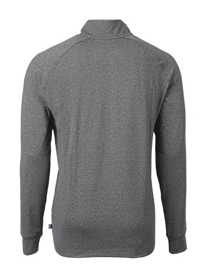 Cutter & Buck - Wholesale Sweatshirt - Men's - Cutter & Buck Adapt Eco Knit Heather Mens 1/4 Zip Pullover